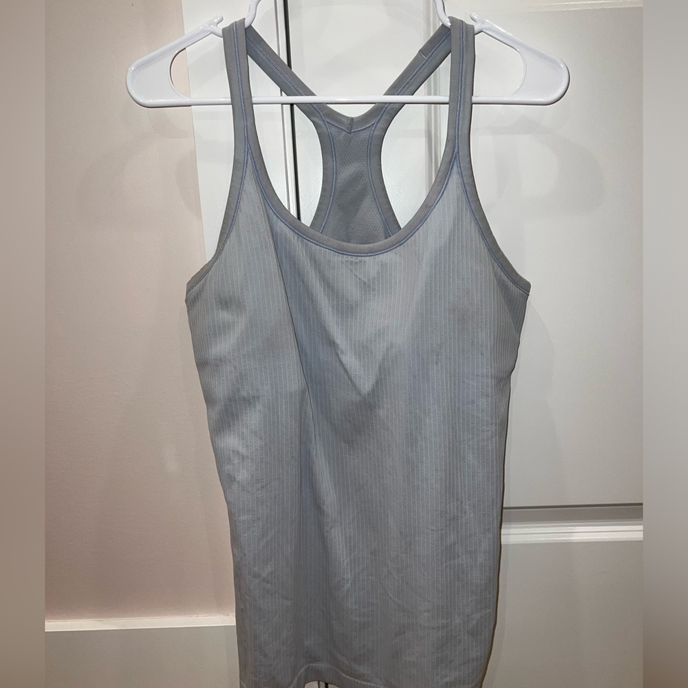 Lilac purple Lululemon Ebb to Street Tank Top